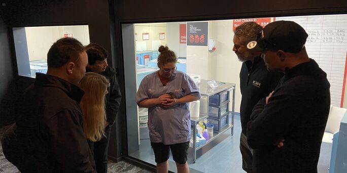 Kiwi Designed Homes team at the National Kiwi Hatchery at Rainbow Springs