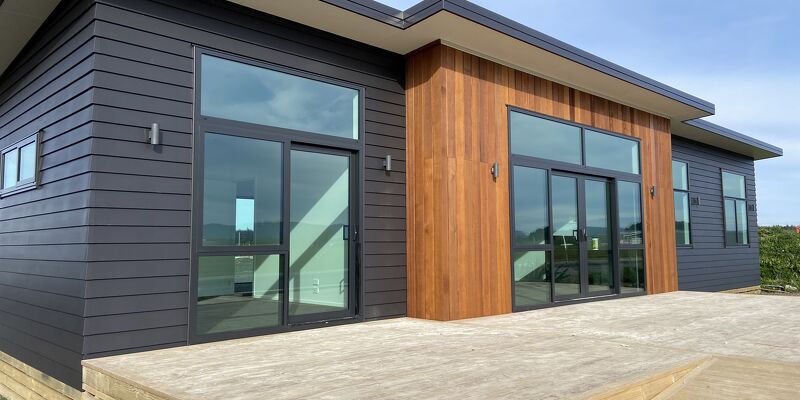 image of a home on site - designed, built and delivered by Kiwi Transportable Homes