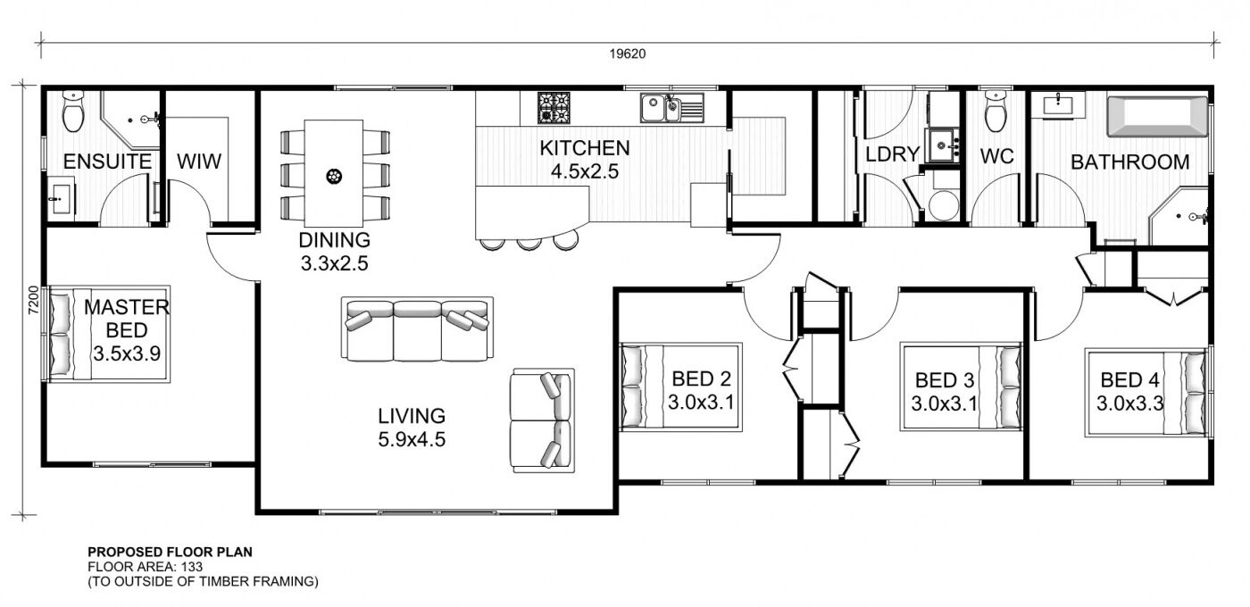 Kiwi, 4 Bedroom - $369,600*