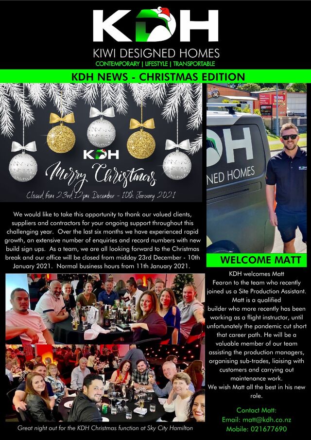 Newsletter - Christmas Edition