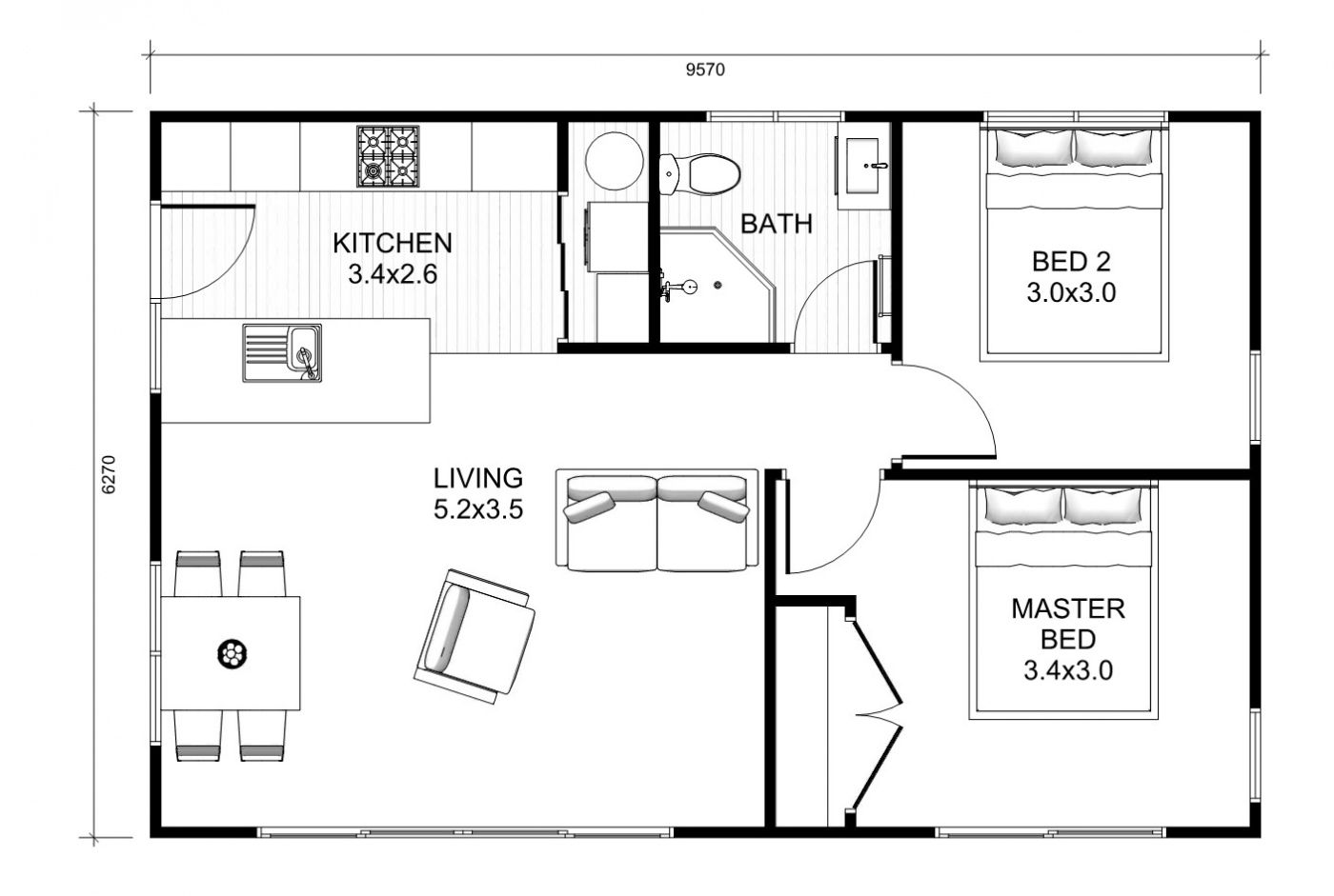 Bellbird, 2 Bedroom - $204,500*