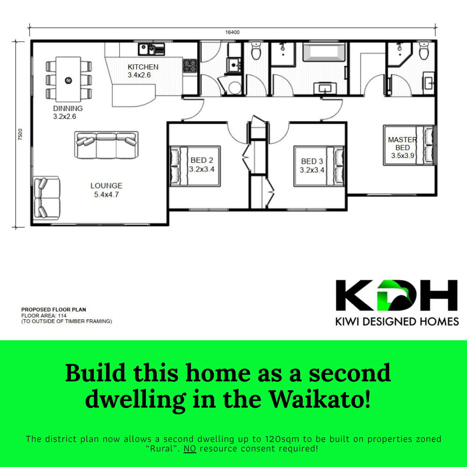 Rifleman, 3 Bedroom - $322,200*